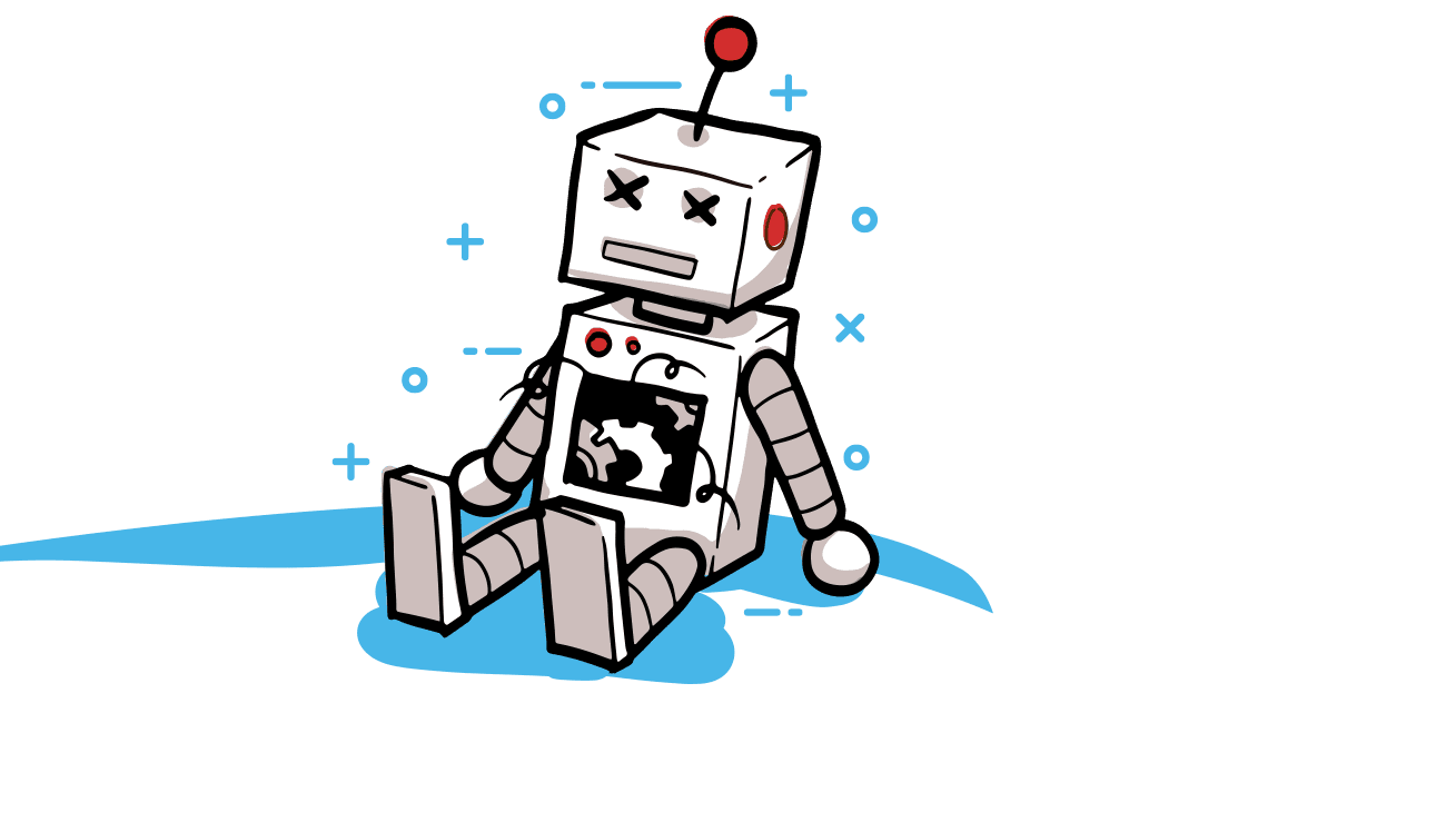 404 error broken robot image for non existent webpage